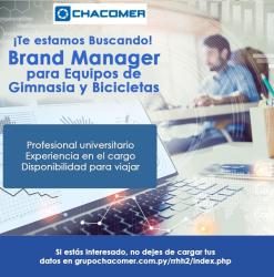 BRAND MANAGER - LINEA EQUIPOS DE GIMNASIA Y BICICLETAS